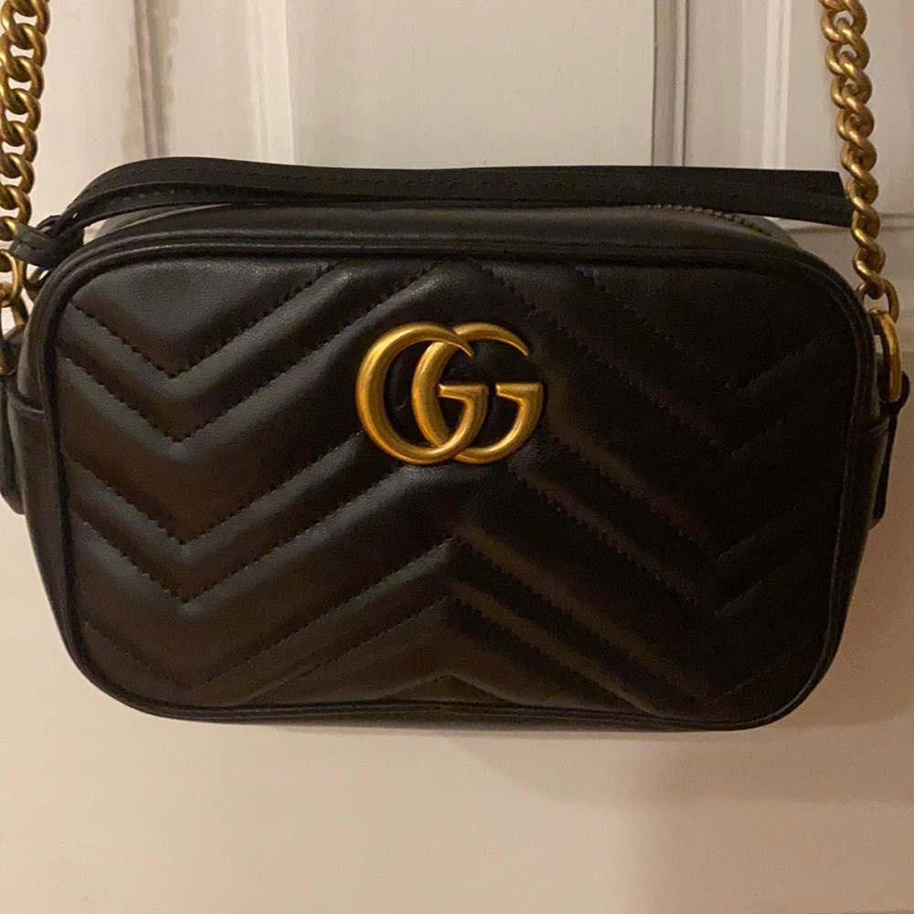 GG Marmont matelassé mini crossbody bag